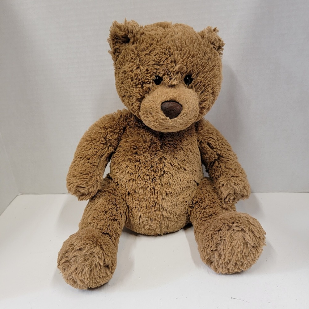 Aeropostale Teddy Bear Plush Tan Brown Stuffed Animal Toy 15"